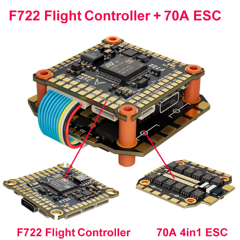 DAKEFPV F722 60A Stack ICM4268 - Drone Power Distribution Board recensie en prijs